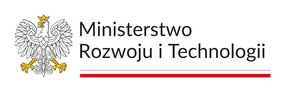 Logo Ministerstwa Rozwoju i Technologii – organu prowadzącego Centralny rejestr charakterystyki energetycznej budynków